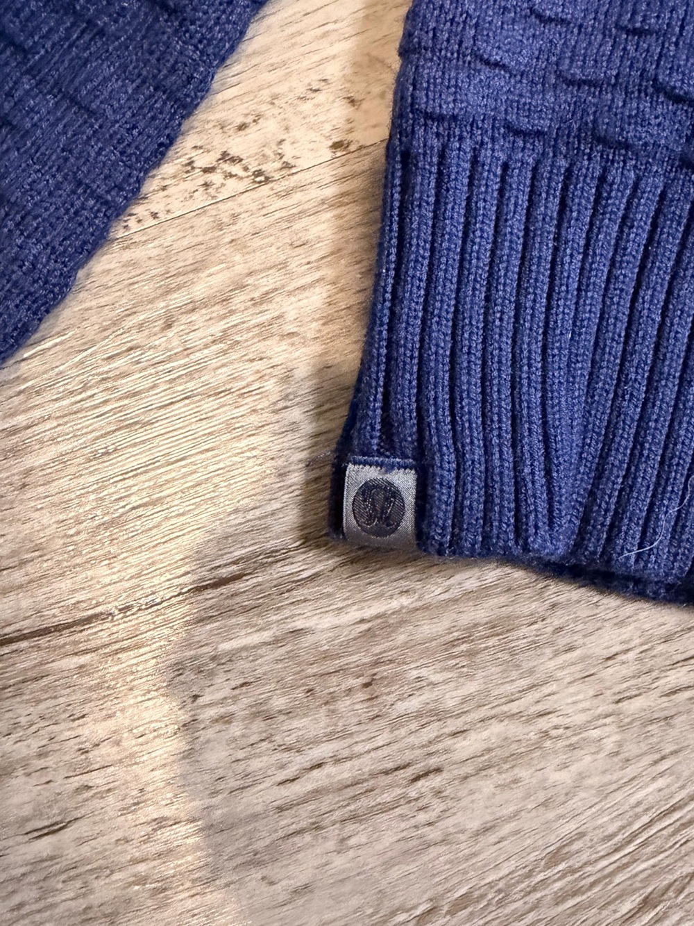 lululemon Texture Play Crew Sweater in Night Sea - Picture 5 of 5